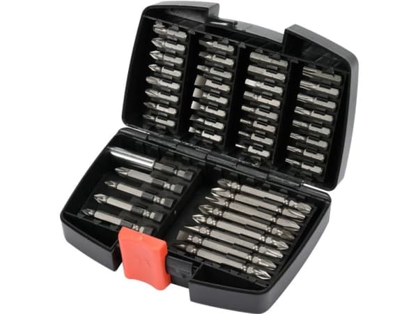 Yato YT-04620, 45 stykker, Hex (metrisk), Philips, Pozidriv, firkant, Torx, Stål, 25,4 / 4 mm (1 / 4")