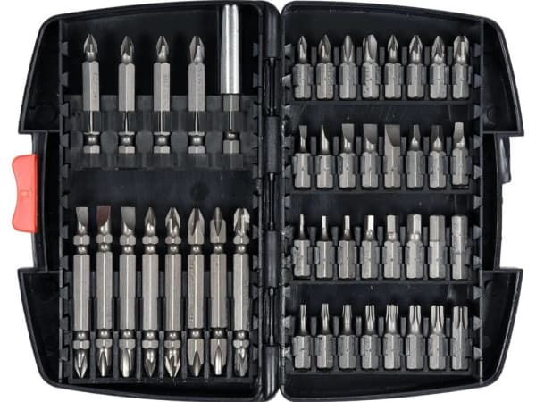 Yato YT-04620, 45 stykker, Hex (metrisk), Philips, Pozidriv, firkant, Torx, Stål, 25,4 / 4 mm (1 / 4")