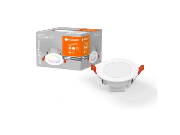 LEDVANCE SMART+ Wifi Spotlight Recess, Smartlyspunkt, Wi-Fi, Hvit, Polyamid, Polypropylen (PP), Polystyren (PS), 2700 K, 6500 K