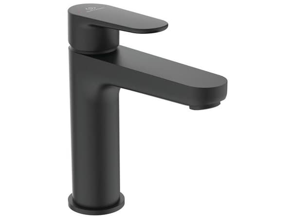 IDEAL STANDARD Cerafine model O - håndvaskarmatur 50x125x176 mm i sort, med bundventil - EasyFix, Ecoflow, EPD, FirmaFlow
