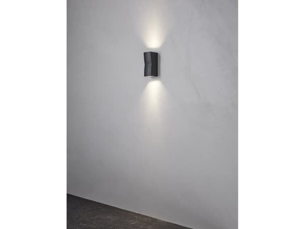 ASK VÆGLAMPE ANTRACIT GRÅ UP/DOWNLIGHT