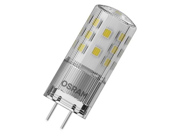OSRAM - LED-lyspære - form: korn - klar finish - GY6.35 - 4.5 W (ekvivalent 40 W) - klasse F - varmt hvitt lys - 2700 K