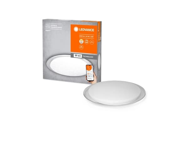 LEDVANCE SMART+ Orbis Sparkle, Smarttaklampe, Wi-Fi, Hvit, LED, Polykarbonat (PC), Stål, Ikke-utskiftbare pærer