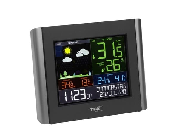 TFA VIEW METEO - Værstasjon - trådløs - svart