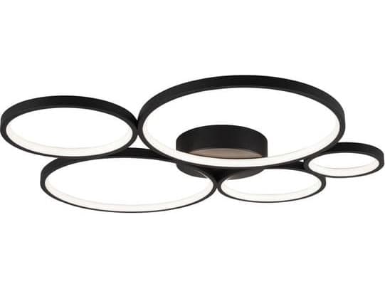 Trio taklampe Moderne sort Trio RONDO LED-taklampe 622610532