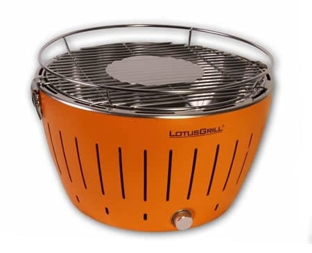 LotusGrill G34 U OR, Grilli, Hiili (polttoaine), 32 cm, Muovi, Ruostumaton teräs, Terästä, Kattila, Ritilä