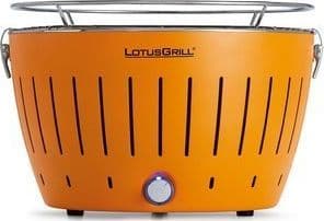 LotusGrill G34 U OR, Grilli, Hiili (polttoaine), 32 cm, Muovi, Ruostumaton teräs, Terästä, Kattila, Ritilä