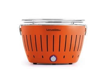 LotusGrill G34 U OR, Grilli, Hiili (polttoaine), 32 cm, Muovi, Ruostumaton teräs, Terästä, Kattila, Ritilä