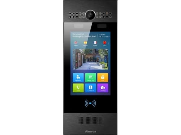 Akuvox Video-TFE R29C-B Main Body, temperature measurement, facial recognition, Android, juodas