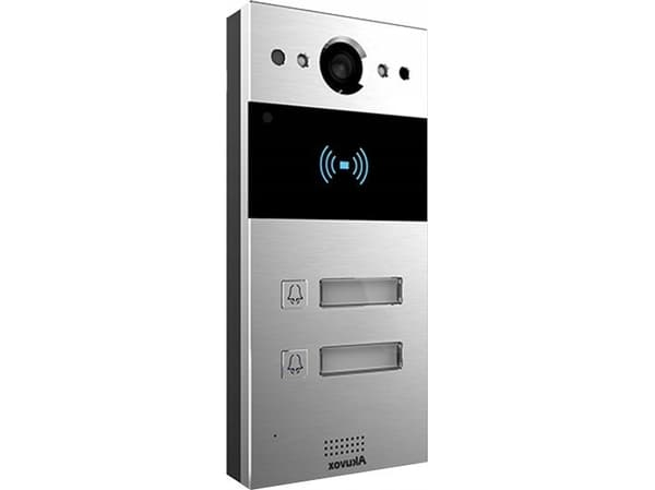 Akuvox Video-TFE R20BX2 veggmontert sett, to knapper, kortleser