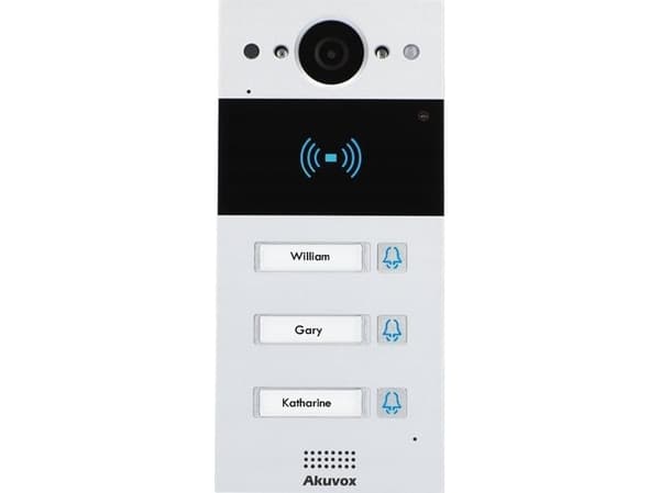 Akuvox Video-TFE R20BX3 Kit On-Wall, three buttons, card reader
