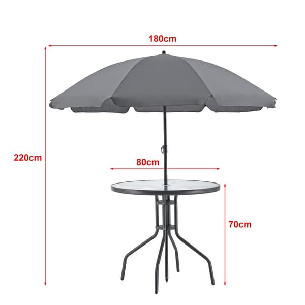 Matgrupp Milagro loungeset mörkgrå [en.casa]