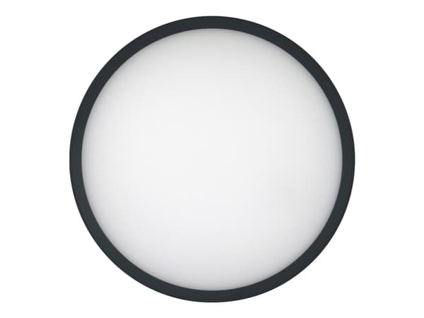 Nordtronic Zoe - Vegglampe - LED - 12 W - klasse E - 3000/4000 K - svart, RAL 9005