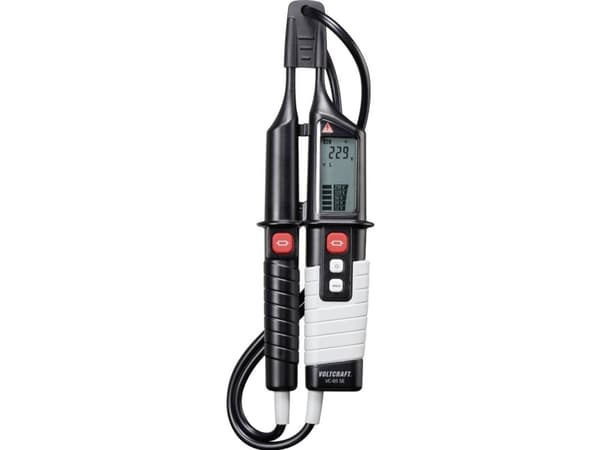 VOLTCRAFT VC-65 SE Tvåpolig spänningstestare CAT III 1000 V, CAT IV 600 V Akustik, LCD, LED