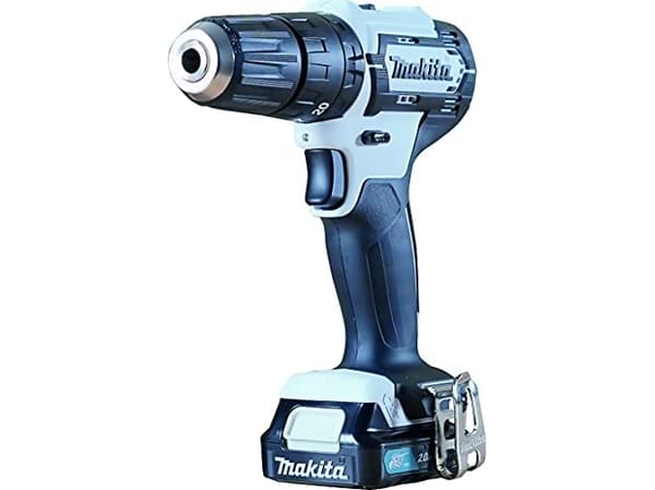 Makita HP333DSAW, Iskuruuvain, Pistoolikahva, Musta, Sininen, Deep discharge, Ylikuumeneminen, Ylikuormittaa, 1700 RPM, 450 RPM