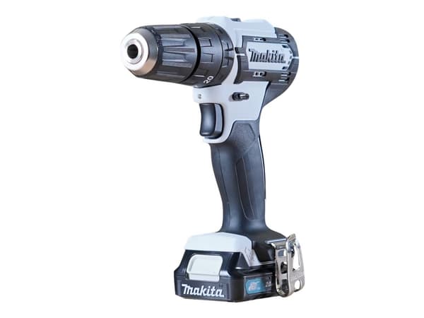 Makita HP333DSAW - Hammerbor/driver - trådløs - 2 hastigheter - nøkkelfri borhylse 10 mm - 30 N·m inkludert lader - 12 V