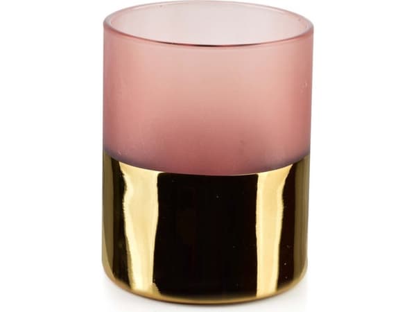 Art-Pol RITA PINK Candlestick DIA. 10XH: 12.5CM