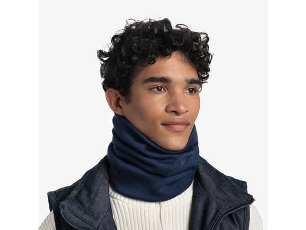 Kaklaskarė BUFF Heavyweight Merino Wool Solid Denim
