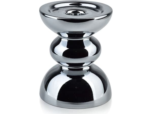 Art-Pol RITA GRAY Candlestick DIAM 12XH: 15CM
