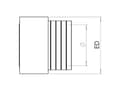 Miniatyrbild 1 av 3: Wiska 10109032 BMCG-PVC-S-12-LG Beskyttelsesslange Grå 12 mm 30 m
