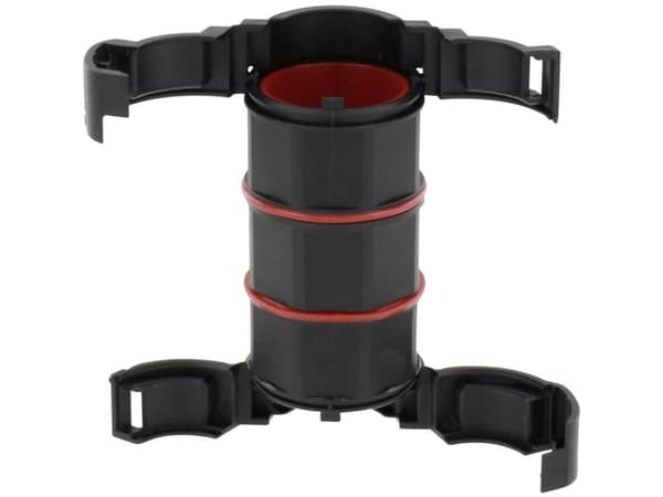 Wiska 10109729 BFC-23-23-BK #####Well putken sovitin Musta suora 1 kpl 1 kpl