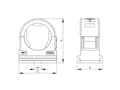 Pikkukuva 1 / 3: Wiska 10106943 BCC-17-BK Slangeholder Sort 50 stk