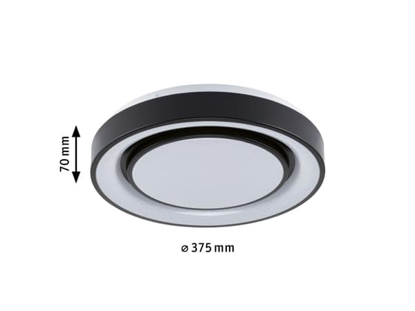 Paulmann 70544, LED, 750 lm, IP20, Sort, Hvit
