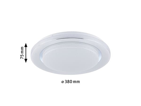 Paulmann 70546, 1600 LM, IP20, Krom, Vit