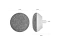 Pikkukuva 3 / 5: Hombli Doorbell Chime 2, Grey, White, Plastic, Wireless, 433.92 MHz, 30 m, 110 dB