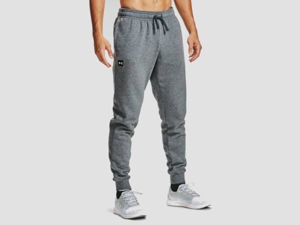 Men's Under Armour Rival Fleece Jogger Grey 1357128 012