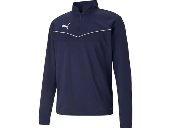 Miesten Puma teamRISE 1 4 Zip Top Peacoat-Pu tummansininen 657394 06 (XL)