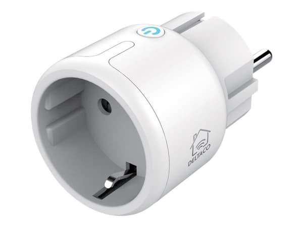 DELTACO SH-P01M - Smartplugg - trådløs - 802.11b/g/n - 2.4 Ghz