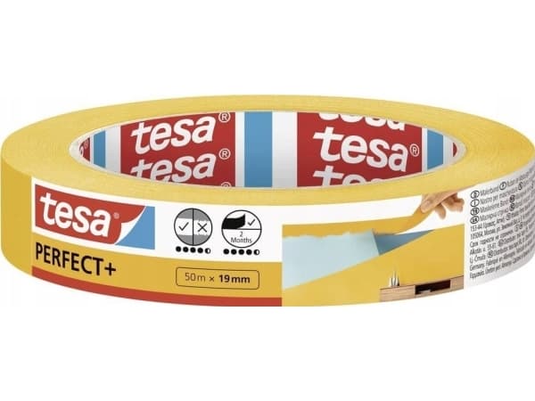 TESA 56536-00000-01, Orange, Maskering, Glas, Metall, PVC, Trä, 50 m, 19 mm, 1 st