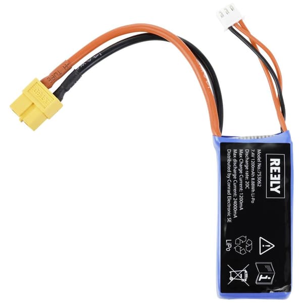 Reely Reservdel Batteri Passar till modell: Mini Hawk