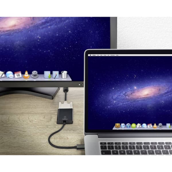 Renkforce RF-4769258 DisplayPort / DVI Adapter [1x Mini-DisplayPort hane - 1x DVI-hona 24+5 pol] Svart PVC-mantel 15.00