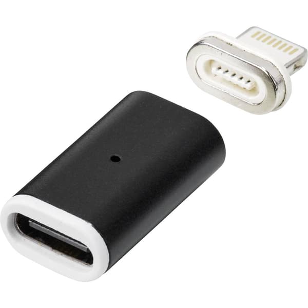 Renkforce Mobiltelefon, Laptop Adapter [1x USB-C® hona - 1x Apple Lightning hane] RF-4746078 magnetisk kontakt