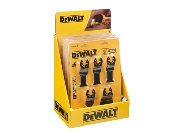 Dewalt 5kpl monitoimityökalun Osc-teräsarja Dt20732