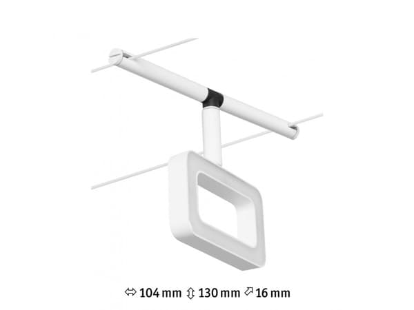 Paulmann 94484, Kiskospotti, Ei vaihdettavissa oleva hehkulamppu, 1 lamppu(a), LED, 4,8 W, 3000 K