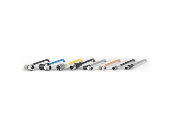 Pepperl+Fuchs 186243 Sensor/Aktuatorkontakt M12 Kontakt, rak, Anslutning, rak 2,00 m Antal poler (RJ): 2, 5 1 st