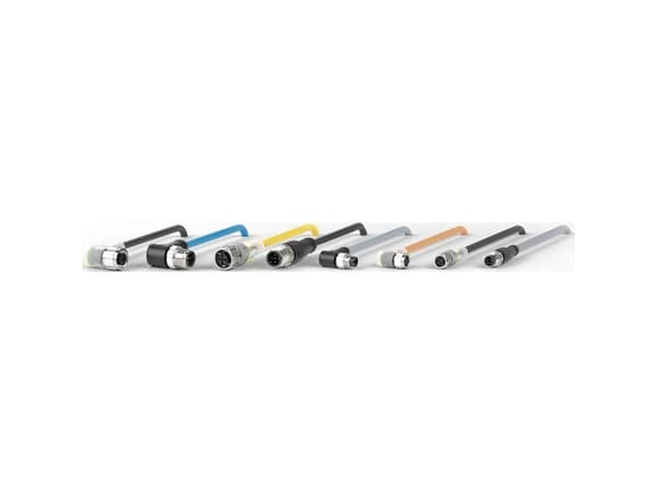 Pepperl+Fuchs 186243 Sensor/Aktuatorkontakt M12 Kontakt, rak, Anslutning, rak 2,00 m Antal poler (RJ): 2, 5 1 st
