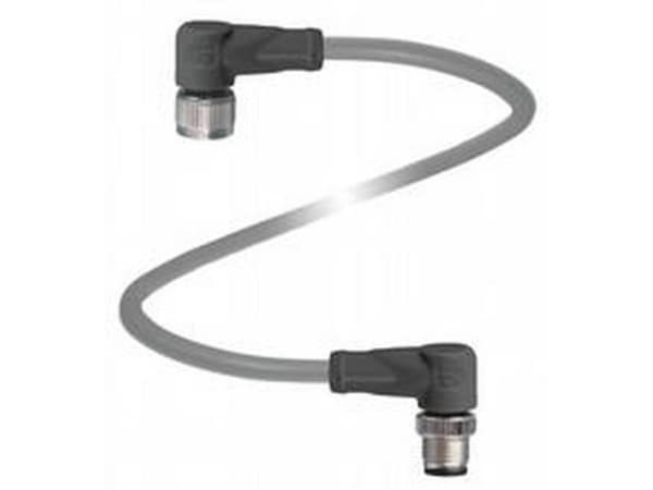 Pepperl+Fuchs 200860 Sensor/Aktuatorkontakt M12 Kontakt, vinklad, Anslutning, vinklad 5,00 m Antal poler (RJ): 4 1 st