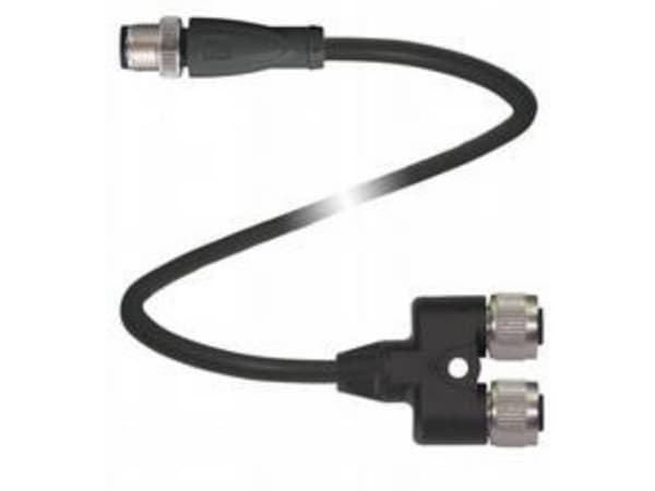 Pepperl+Fuchs 253337 Kontakt för givare/manöverdon M12 Anslutning, rak 1,50 m Antal poler (RJ): 4 1 st