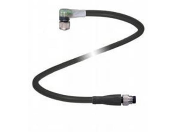 Pepperl+Fuchs 240819-100000 Anturin/toimilaitteen liitin M8 Liitin, suora, liitäntä, kulmikas 0,60 m Napaluku (RJ): 3 1 kpl 1 kpl