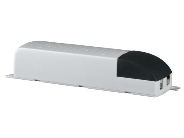 Paulmann 97753, Elektronisk transformator till belysning, Svart, Grå, VDE, 105 W, 230 V, 12 V