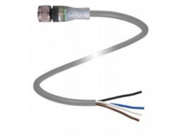 Pepperl+Fuchs 240000-0002 Kabeldåse M12 Tilslutning, lige 5.00 m Pol-tal (RJ): 4 1 stk