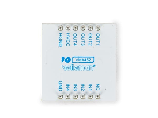 Whadda WPI452, Breakout board, Sort, Hvid, 25 mm, 26 mm