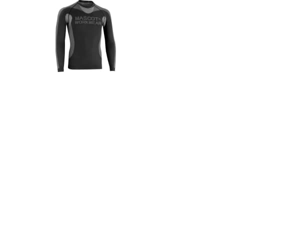 MASCOT 50563-936-09, Skjorta, Mann, Svart, M, Elastan, Polyamid, Polyester, 170 g/m ^