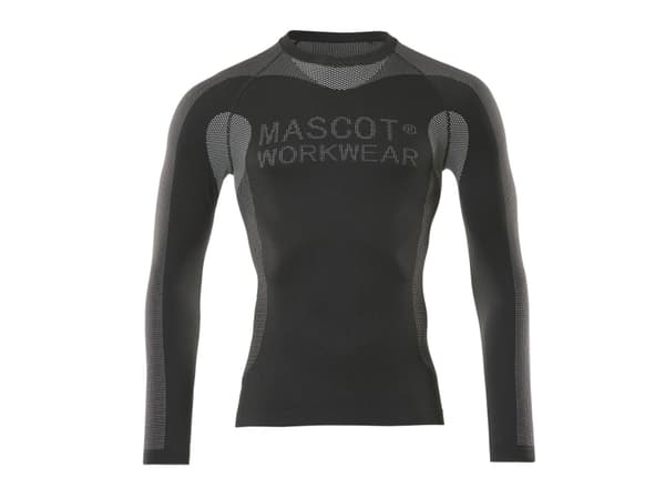 MASCOT 50563-936-09, Skjorta, Mann, Svart, 3XL, Elastan, Polyamid, Polyester, 170 g/m ^