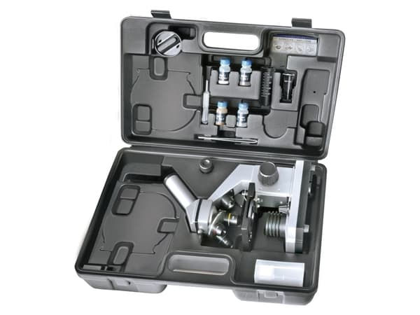 Mikroskop Bresser Junior Biolux CA 40X-1024X med eksperimentelle sett og smart te