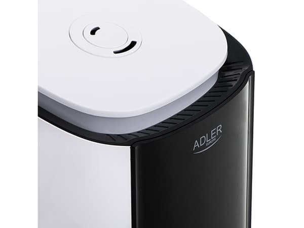 Adler AD 7966 luftfukter, Sort, Hvid, Sort, Plast, LCD, 25 W, 220/240 V